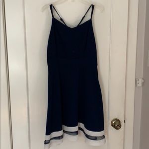 navy blue dress